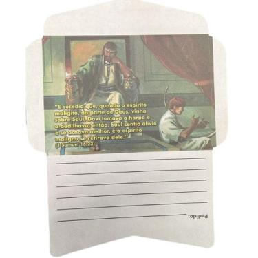 Imagem de Envelope Aberto Samuel 16:23 - Dízimo/Oferta - 100 Unidades - no-brand