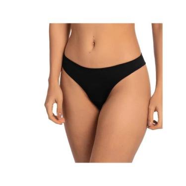 Imagem de Calcinha Liebe Fio Dental Microfibra 101700 Preto, GG, Preto