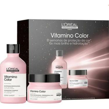 Imagem de Loreal Vitamino Color Cor Shampoo 300ml Máscara 250ml Kit Presente Nam