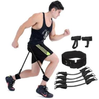 Imagem de Kit elastico treino academia em casa treinamento agilidade explosao - 