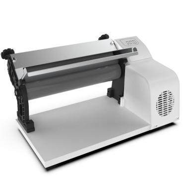 Imagem de Laminador Elétrico Industrial de Massa 37cm Branco 220V com Rolos Antiaderentes e Acessórios Anodilar