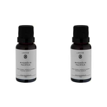 Imagem de Kit 2 Óleos Aromatizador Concentrado Magnólia Pacífica 20ml para Perfumação de Ambientes L'envie