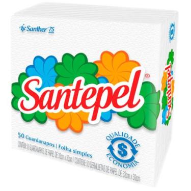 Imagem de Guardanapo SANTEPEL Descartável 32x30 com 50un