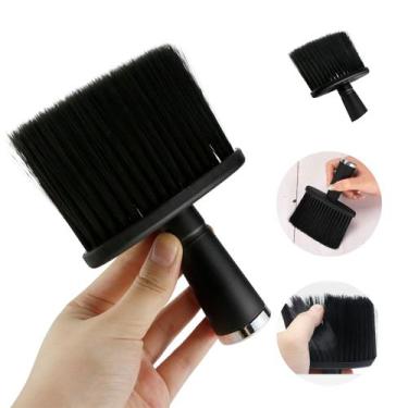Imagem de Espanador Profissional Barbeiro Para Cabelo E Barba - JASS HAIR, Preto