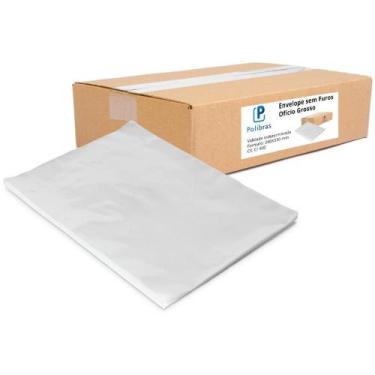 Imagem de Envelope Plastico sem Furo Oficio Grosso 0,15MM CX.C/400 - Polibras