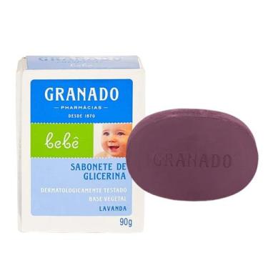 Imagem de Sabonete Bebe Granado Infantil Glicerina Lavanda Hipoalergênico Relaxa