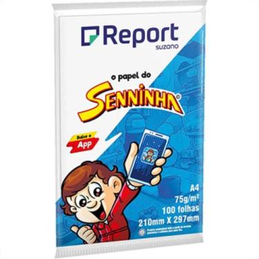 Imagem de Papel Sulfite A4 Seninha 100 Folhas - REPORT