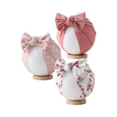 Imagem de Chapéus Turbante Indianos Com Estampa Floral Para Bebês Meninos E Meni