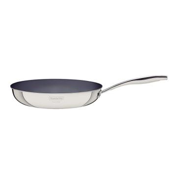 Imagem de Frigideira Grano Aço Inox Corpo Triplo Revestimento Interno Cerâmico Grafite 26CM Tramontina
