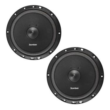 Imagem de Kit Duas Vias TKL 6 60W RMS com Tweeter para Carro Bomber Speakers