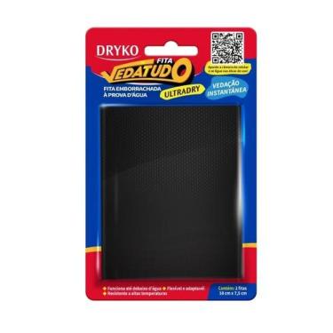 Imagem de Fita Asfáltica Ultrady Vedatudo Alta Aderência Preto Dryko 10CM X 7,5CM