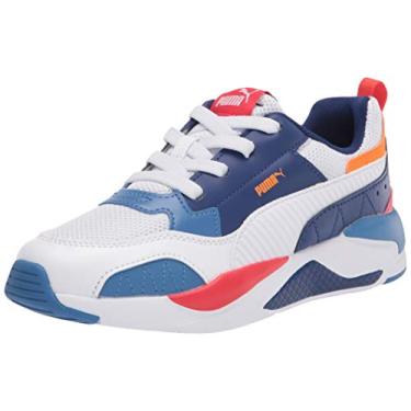 Imagem de Tênis Puma X-Ray sem Cadarço, Branco e Vermelho, Tamanho 17