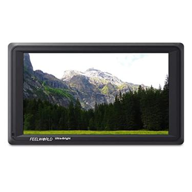 Imagem de 7" 2200 nit Ultra Bright Daylight Viewable Camera Field Monitor 3G-SDI 4K Saída de entrada HDMI F970 Externa———FEELWORLD FW279