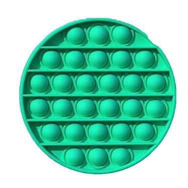 Imagem de Pop It Brinquedos pais-filhos para Colorido adultos e crianças - Brinquedo Sensorial Anti Stress e Ansiedade (rodada verde)