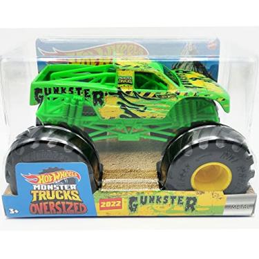 Imagem de Veículo Hot Wheels Monster Trucks Oversized 1:24 Gunkster Mattel - HDL05