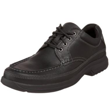 Imagem de Rockport Banni Sapato Oxford masculino mocc-toe robusto, Preto, 7