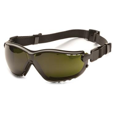 Imagem de Óculos de segurança Pyramex V2G, armação preta/lente de filtro IR 5.0