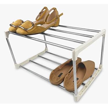 Imagem de Sapateira 4 Pares Prateleira De Sapatos Multiuso Estante Organizador Moderno