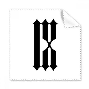 Imagem de Numerais romanos Nine em pano de limpeza de tela de telefone limpador de óculos 5 peças