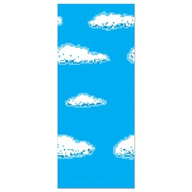 Imagem de Beistle 52078 Sky Pano de fundo de 8 bits, 10 x 91 cm, azul/branco