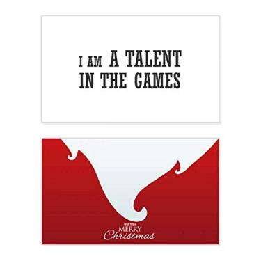 Imagem de I Am A Talent Games Holiday Holiday Merry Christmas Congrats Card Christmas Letter Message