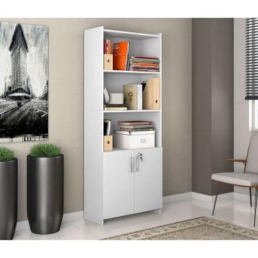 Imagem de Armário Multiuso Escritório Office Notável Móveis Branco