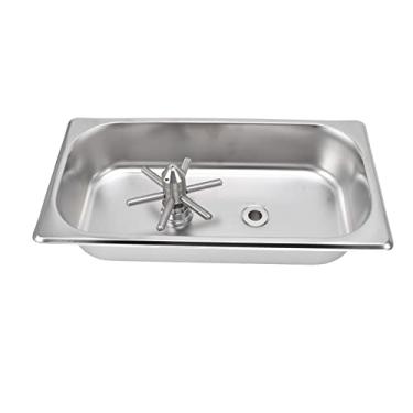 Imagem de barra de lavagem de vidro de aço inoxidável lavadora de copo de vidro limpador de copo de copo de vidro limpador de garrafa de vidro limpador para (B-1212-01), Lavador de vidro para pia de cozinha,