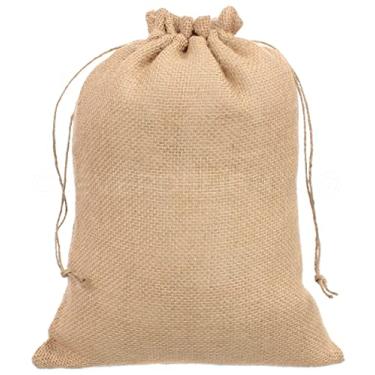 Imagem de CleverDelights Sacos de aniagem com cordão de 25,4 cm x 35,5 cm - pacote com 10