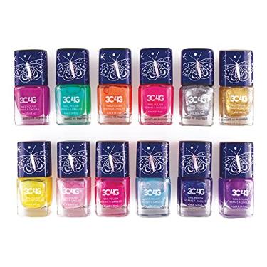 Imagem de Three Cheers for Girls - Pacote com 12 peças celestial torre de esmalte - Conjunto de esmalte de unha para meninas e adolescentes - Inclui 12 cores vibrantes - Esmalte de unha não tóxico para crianças - maiores de 8 anos