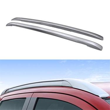 Imagem de UDP 2 peças apto para Mitsubishi ASX Outlander Sport 2010-2020 prata alumínio trilho de teto trilho lateral de rack de teto