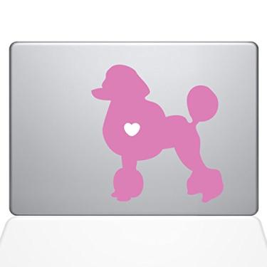 Imagem de The Decal Guru Adesivo de vinil I Love My Poodle decalque, MacBook Pro de 15 polegadas (modelos 2016 e mais recentes), rosa (1474-MAC-15X-BG)
