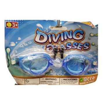 Imagem de Kit 2 Pçs Óculos De Natação E Protetor De Ouvido Infantil - Diving Gla