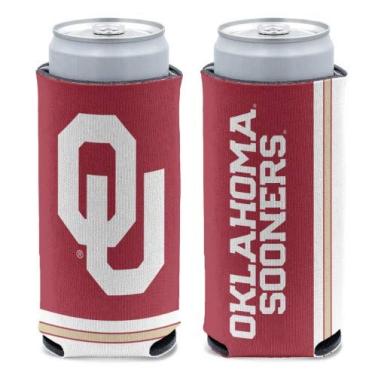 Imagem de NCAA Oklahoma Sooners Slim Can Cooler, cores do time, tamanho único