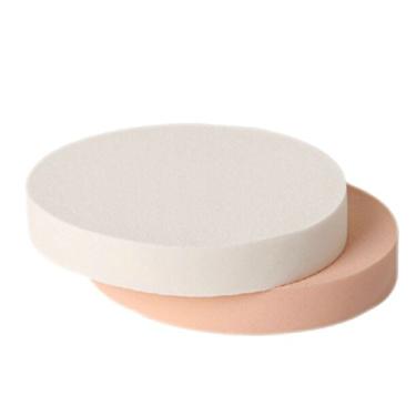 Imagem de AKOAK 20 peças de maquiagem facial redonda esponja macia maquiagem maquiagem feminina moça beleza maquiagem maquiagem maquiagem puff (SKIN10 + BRANCO10)