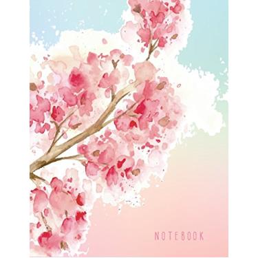 Imagem de Notebook: Cherry blossom on sweet cover and Dot Graph Line Sketch pages, Extra large (8.5 x 11) inches, 110 pages, White paper, Sketch, Draw and Paint: 4