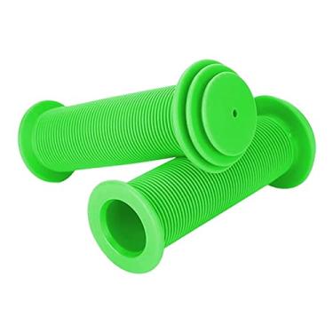 Imagem de Tachiuwa 2 peças 10,5 cm alças de guidão de bicicleta diâmetro 2,2 cm manga resistente a choques antiderrapante alças de bicicleta para, VERDE