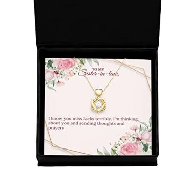 Imagem de SpreadPassion Joias de simpatia, presente para perda de cachorro, presentes de simpatia para cunhada, ideias de presente de joias, presente personalizado, presente personalizado