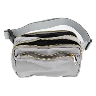 Imagem de Fanny Pack, Bolsa de Cintura Multifuncional para Ciclismo para Homens (Cinza claro)