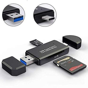 Imagem de KuWFi Leitor de cartão OTG Micro SD USB 3.0 Leitor de cartão 2.0 para adaptador USB Micro SD Flash Drive Leitor de cartão de memória Inteligente Leitor de Cartão tipo C Leitor de Cartão