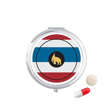 Imagem de Caixa de armazenamento de medicamentos feita na Tailândia com escudo de elefante e bolso