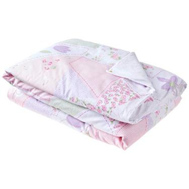 Imagem de Biramar Baby Edredom Berco Dupla Face E Duvet La (148X96) Patchwork Rosa Rosa