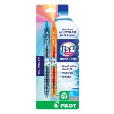 Imagem de Pilot 36622 Caneta de gel retrátil sortida de garrafa para caneta, 2 unidades