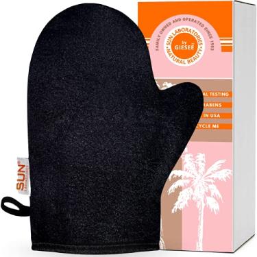 Imagem de Sun Laboratories By Giesee Luva de bronzeamento - luva autobronzeadora de luxo, aplicador de loção e conjunto de luvas para fácil aplicação - Loção bronzeadora sem sol para um bronzeado suave e