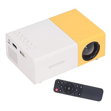 Imagem de Mini Projetor, Projetor de Filme HD 24-60 pol. 1080P, Projetor Portátil para Home Theater, Projetor de Vídeo LED Pico Projetor Externo, Com Controle Remoto para Presente Infantil
