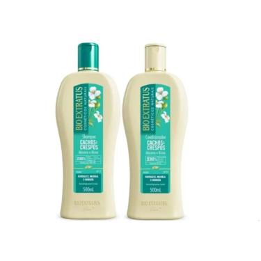 Imagem de Kit Bio Extratus Cachos e Crespos Sh 500ml + Cond 500ml