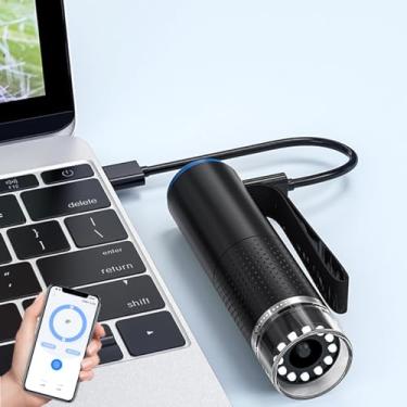 Imagem de MicroscóPio EletrôNico Adulto, Pode Ser Conectado A Computador E Telefone Celular, 2 MilhõEs De Pixels, AmpliaçãO De 1000X, Para MicroscóPio Iniciantes, PortáTil, Capaz De Tirar Fotos-preto