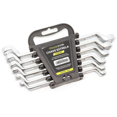 Imagem de Jogo Chaves Estrelas 6 Pcs 6 ao 17mm Profissional Tradestar
