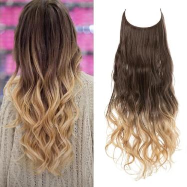 Imagem de Aplique de Cabelo Feminino Longo Alongamento Extensões de Cabelo para Mulheres (Modelo 05, 18 Polegadas)