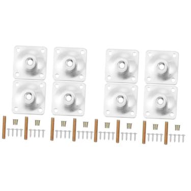 Imagem de Angoily 2 Conjuntos De Ferro Sofá Móveis Almofadas Para Os Pés Do Sofá Capas Protetoras Para As Pernas Protetores De Chão Sofás Sofás Sofás Adaptadores De Perna Placas De Sofá