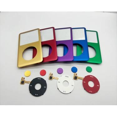 Imagem de Capa colorida frontal frontal  capa  clique roda  botão central  várias combinações  para iPod 6